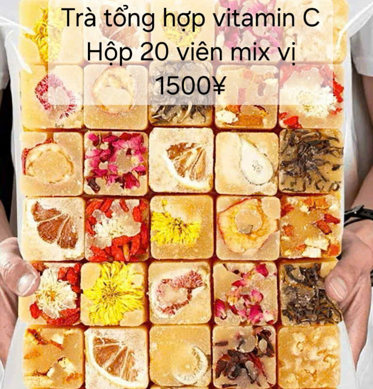 TRÀ VIÊN ĐƯỜNG PHÈN MIX VỊ VITAMINC