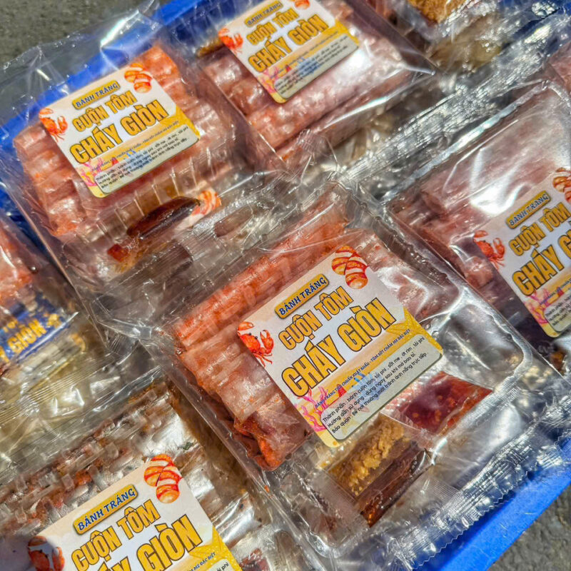 KHAY CUỘN TÔM CHÁY GIÒN