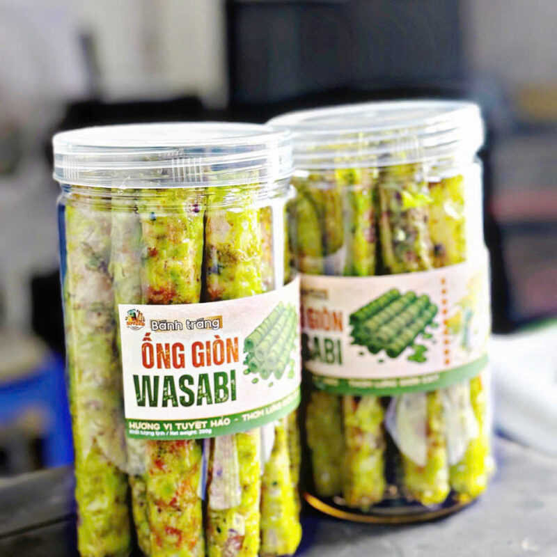 ỐNG CUỘN TÔM GIÒN WASABI
