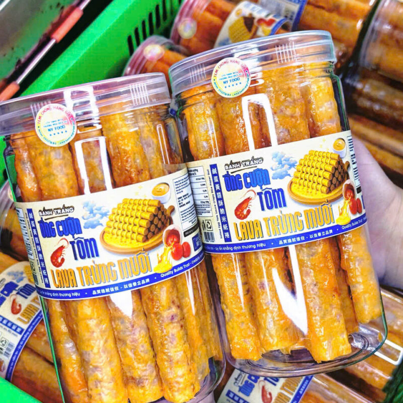 ỐNG CUỘN TÔM LAVA TRỨNG MUỐI