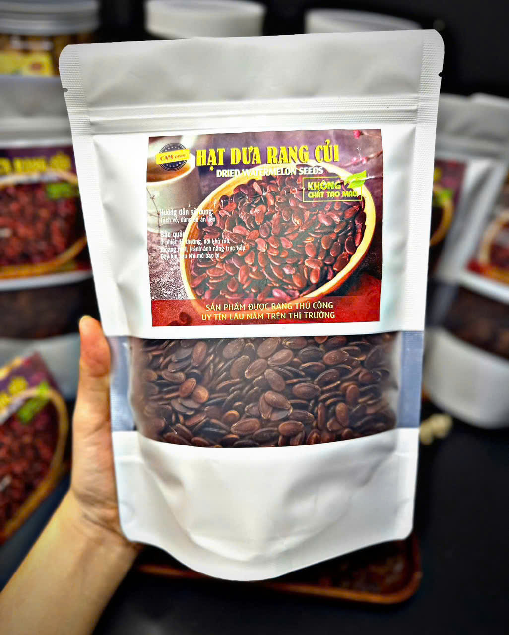 500G HẠT DƯA RANG CỦI