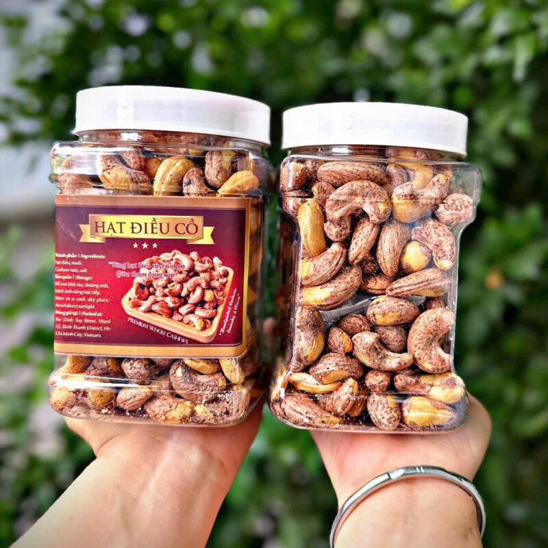 HẠT ĐIỀU RANG CỦI HỘP 500G