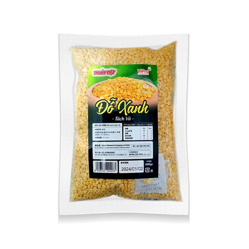 ĐẬU XANH BÓC VỎ 400G
