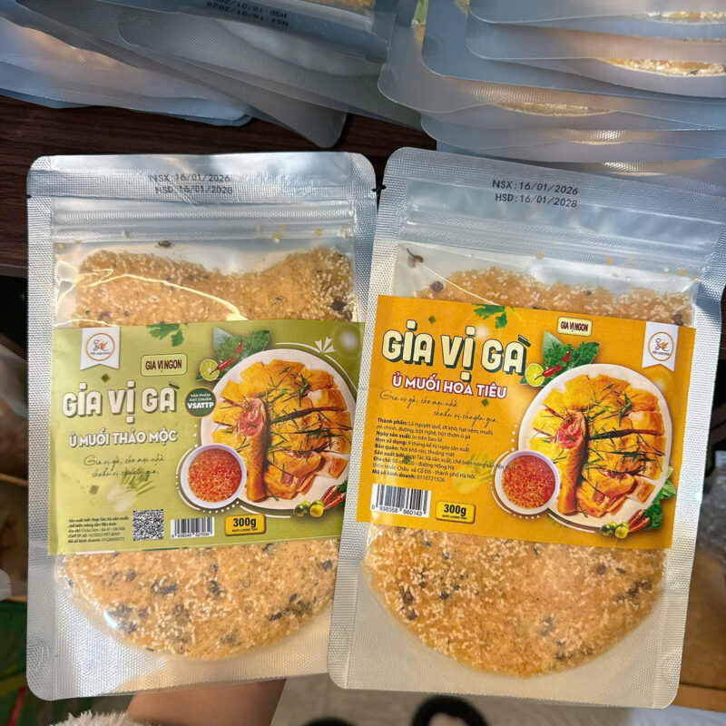 GIA VỊ GÀ Ủ MUỐI HOA TIÊU