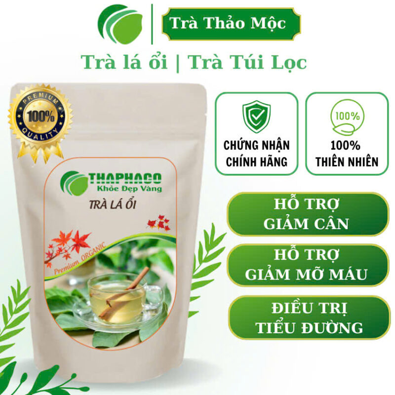 TRÀ LÁ ỔI SET 40 GÓI
