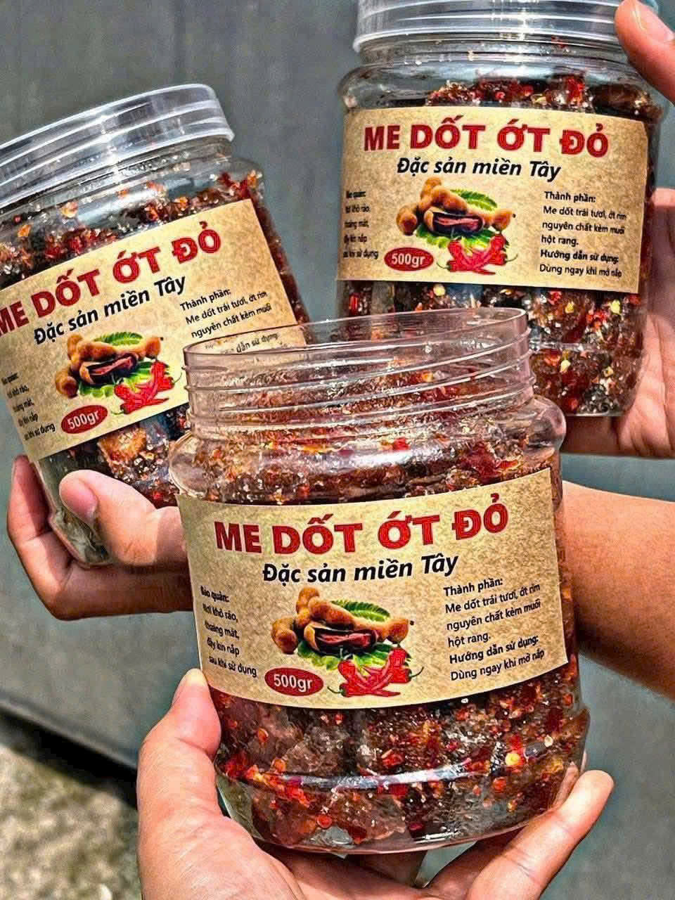 ME DỐT ỚT ĐỎ 500G