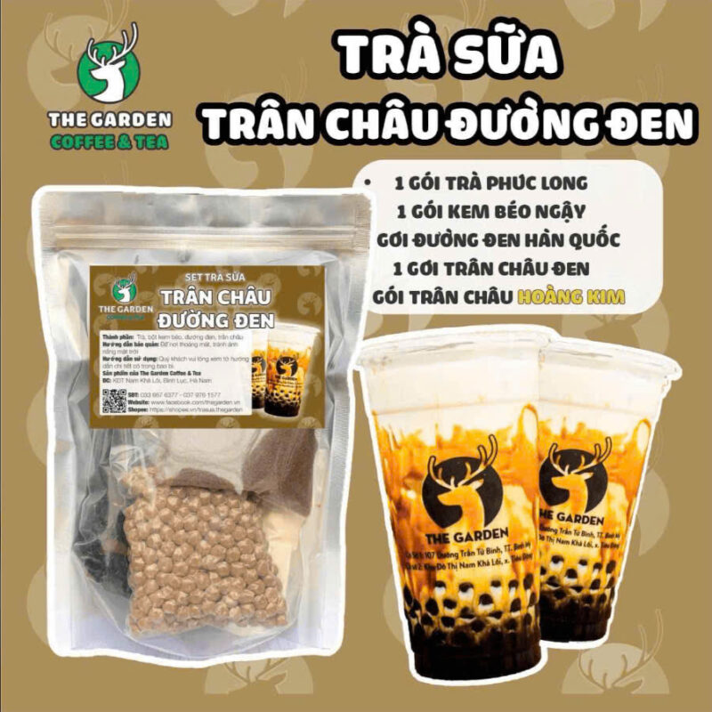 TRÀ SỮA TRÂN CHÂU ĐƯỜNG ĐEN