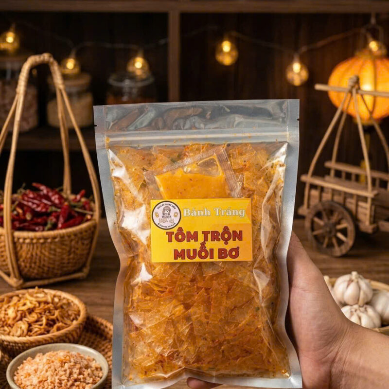 TÔM TRỘN MUỐI BƠ