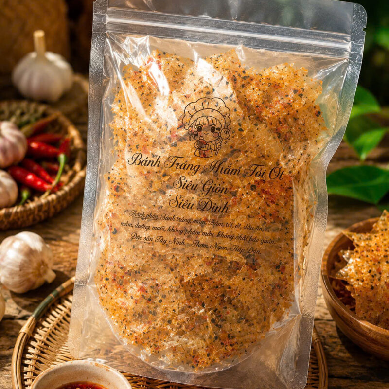 BTRANG TỎI GIÒN MẮM TỎI ỚT 200G