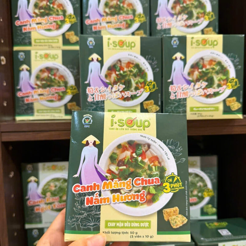 CANH MĂNG CHUA NẤM HƯƠNG ĂN LIỀN